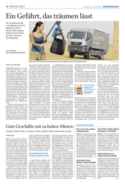 Ein Gef&auml;hrt, das tr&auml;umen l&auml;sst