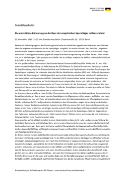 Die umstrittene Erinnerung an die Oper der sowjetischen