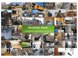 Herzlichen Dank! - Evangelische Kirchengemeinde Zainingen