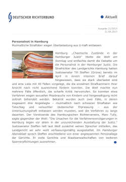 Aktuell 21/2015 - Deutscher Richterbund
