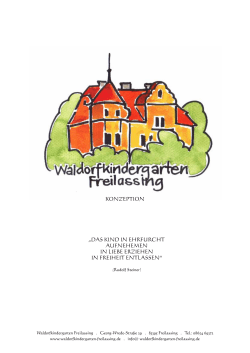 konzeption - Waldorfkindergarten Freilassing