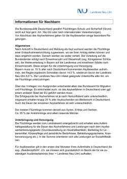 Informationen f&uuml;r Nachbarn - Landkreis Neu-Ulm
