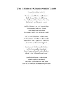 Ein Stuhl bleibt leer