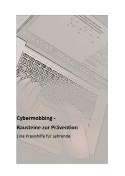 Cybermobbing - Bausteine zur Prävention