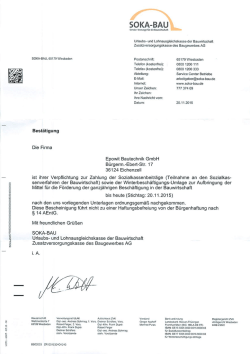 SOKA-BAU - Epowit Bautechnik GmbH