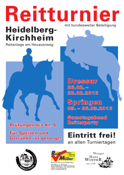Dressur Springen