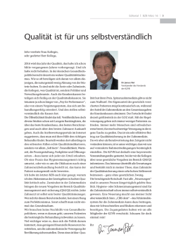 Qualität ist für uns selbstverständlich