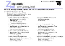 Du suchst Beratung an Deiner Fakult&auml;t? Hier sind die