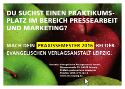 DU SUCHST EINEN PRAKTIKUMS