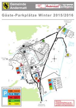 Parkplatz Winter 2015/2016