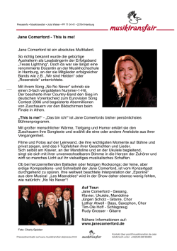 Jane Comerford - This is me!