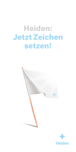 Heiden: Jetzt Zeichen setzen!