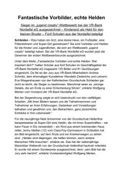 Fantastische Vorbilder, echte Helden - Wochenspiegel