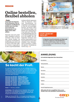 Online bestellen, flexibel abholen
