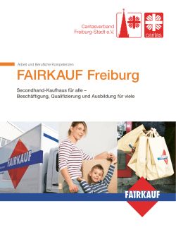 FAIRKAUF Freiburg - beim Caritasverband Freiburg