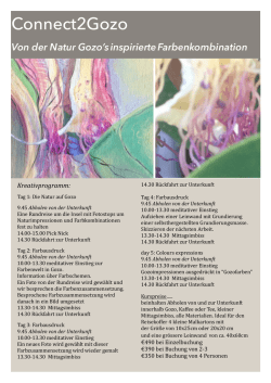 Farbkompinationprogramm - Connect2Gozo/Kreativ in Gozo