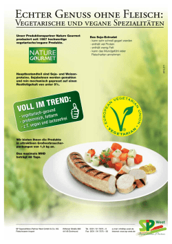 Echter Genu&szlig; ohne Fleisch - sp