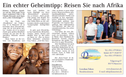 Ein echter Geheimtipp: Reisen Sie nach Afrika - Explore