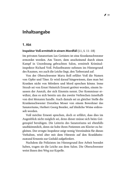 Inhaltsangabe - STARK Verlag