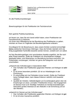 Hinweise zum Beurteilungsbogen_Praktikumsstelle