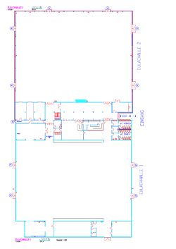 Halle 1 + 2 leer