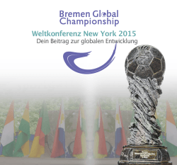 Weltkonferenz New York 2015