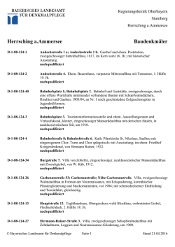 Herrsching a.Ammersee Baudenkm&auml;ler
