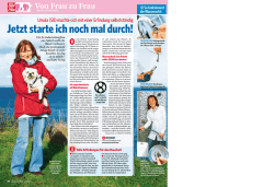 Jetzt starte ich noch mal durch!