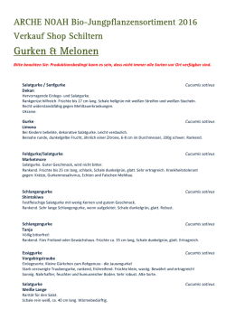 Gurken & Melonen