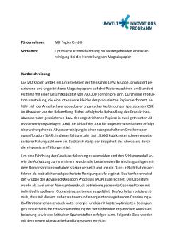 Kurzbeschreibung MD Papier GmbH PDF