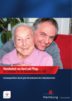 Vereinbarkeit von Beruf und Pflege