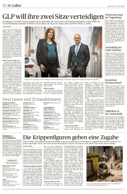 GLP will ihre zwei Sitze verteidigen
