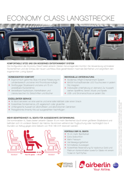 economy class langstrecke