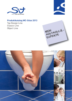Gesamtkatalog WC-Sitze
