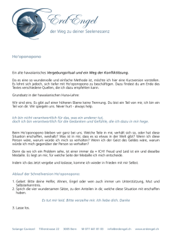 Ho`oponopono - erdengel.ch