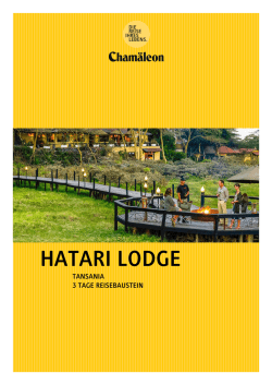 hatari lodge