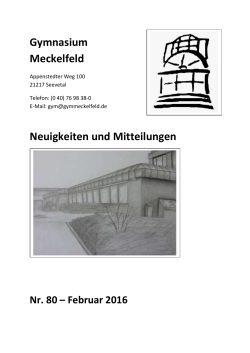 Gymnasium Meckelfeld Neuigkeiten und Mitteilungen