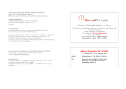 Programm - DHBW Karlsruhe