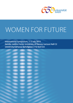 Women for future - Frauen und Zukunft