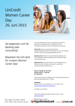 UniCredit Women Career Day