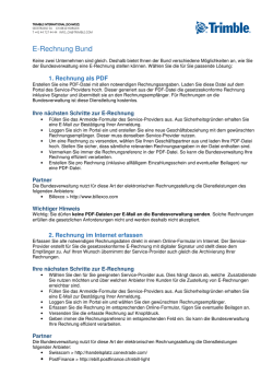 E-Rechnung Bund