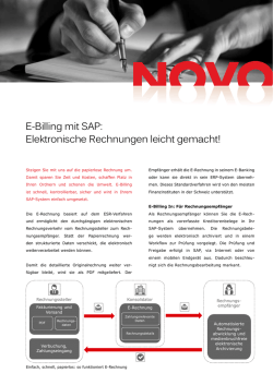 E-Billing mit SAP: Elektronische Rechnungen leicht gemacht!