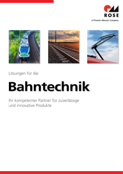 Bahntechnik - Rose Systemtechnik GmbH