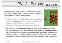 PVL 3 - Roulette