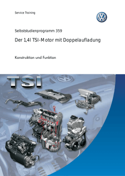 SSP359 Der 1,4l TSI-Motor mit Doppelaufladung
