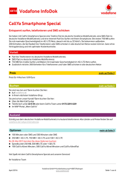 InfoDok 4414: CallYa Smartphone Special