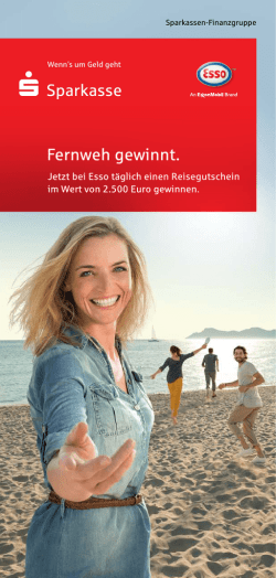 Fernweh gewinnt. s Sparkasse