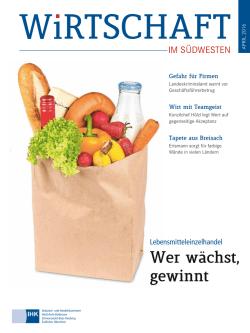 Wer wächst, gewinnt - Wirtschaft im Südwesten