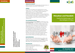 Hinsehen und Handeln - Landesvereinigung f&uuml;r Gesundheit und