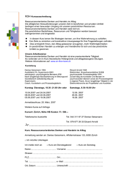 RDH Kursausschreibung Ressourcenorientiertes - on-the-move